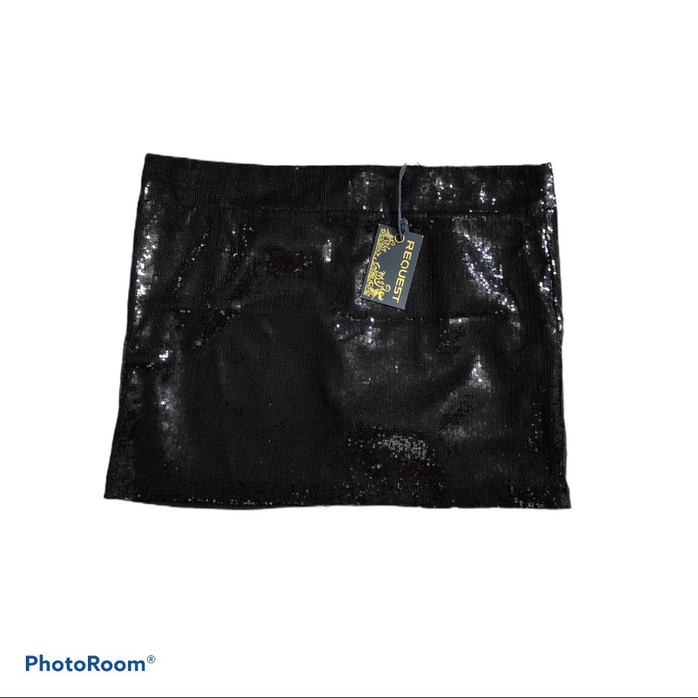 Black party skirt